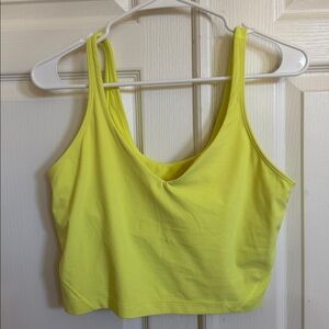 Lululemon Bright Yellow Align Tank Size 12